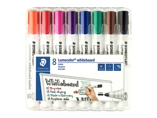 Whiteboardmarker Staedtler Lumocolor 351 set à 8 stuks assorti - 1