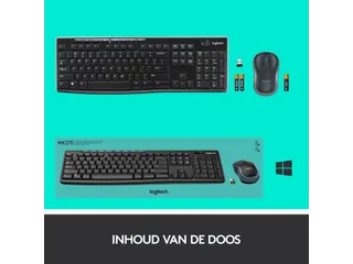 Logitech C270-webcam en MK270 draadloze toetsenbord- en muiscombinatie - 3