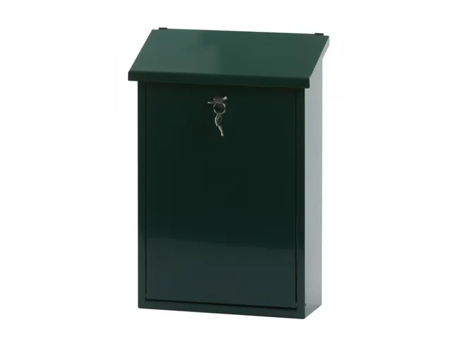 Wandbrievenbus Groen 40cm Staal