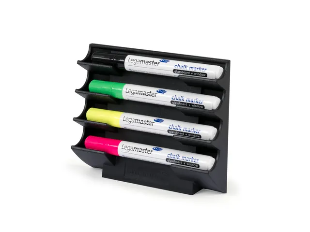 Glasbord markerhouder Legamaster zwart