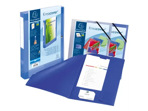 Kreacover Personaliseerbare Ringmap A4+ 15mm Wit