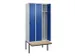locker voor scheiding van kleding,HxBxD 2120x900x815mm,3vak
