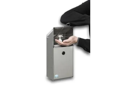 ontsmettingsmiddeldispenser,HxBxD 423x180x130mm,v. 1l,v. buiten
