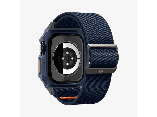 Spigen Lite Fit Pro Case + Band Marineblauw Apple Watch 10 46mm Blauw