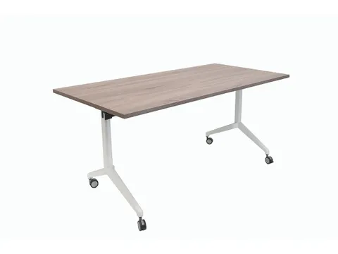 Schaffenburg Klaptafel 180x80cm Blad Robson Eik 25mm Frame Wit