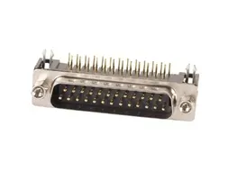 Mannelijke 25P Sub-D Connector - Printmontage