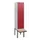 Dubbeldekse dekenkist,HxBxD 1950x400x815mm,1x2vak.,vak B 400mm
