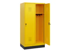 schoollocker,HxBxD 1630x800x500mm,2vak,vak B 400mm,draaigrendel,sokkel