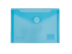 Enveloptas Foldersys A6 PP transp blauw