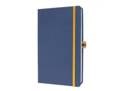 Cahier Linescape A5 bleu ligné couverture rigide