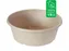 Duni Bagasse Bowl ecoecho 600ml Bruin 12x40 Stuks