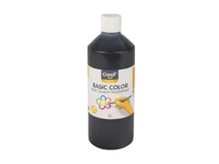 Plakkaatverf Creall basic zwart 500ml