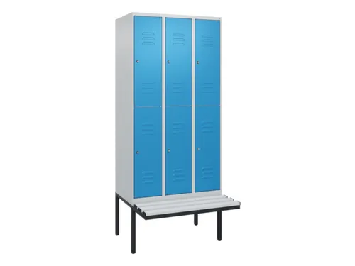Dubbeldekse dekenkist,HxBxD 2120x900x815mm,3x2vak.,vak B 300mm
