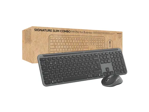 Logitech MK950 Toetsenbord Azerty FR Signature Slim en muis
