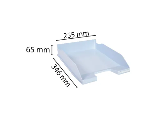 Brievenbak COMBO MID I pastelblauw glossy