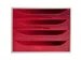 Ladenblok Ecobox 4 Laden A4+ Rood