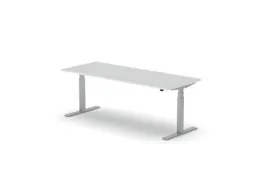 Elektrisch ihv bureau,HxBxD 650-1310x2000x800mm,blad wit