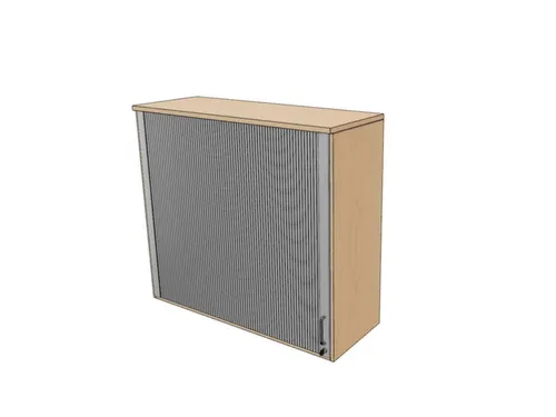 opzetkast,v. roldeurkast,HxBxD 1070x1200x445mm,roldeur,NE-esdoorn