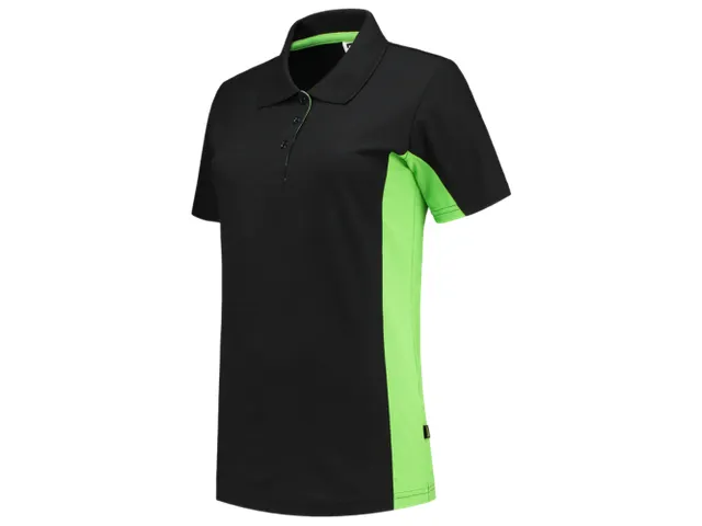 Tricorp 202003 polo, zwart/limoengroen, maat 7XL, per stuk