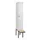 locker met bank,HxBxD 2120x300x815mm,1vak,vak B 300mm,draaigrendel