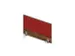 panneau de rehausse,p. table de bureau,NP-noyer Tiepolo,BN4011-rouge