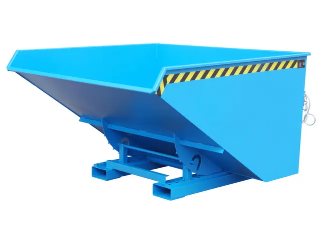 Kiepbak 1103x1870x1720mm 2.1m³ Afrolmechaniek Gelakt Ral5012