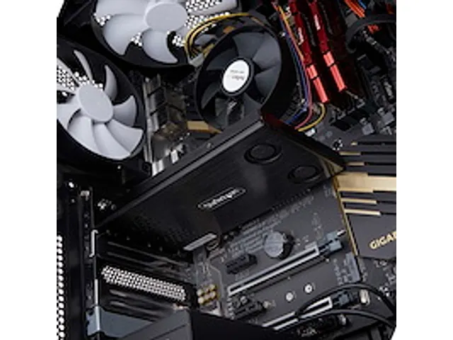 Dual-Bay m.2 NVMe SSD naar PCIe X8