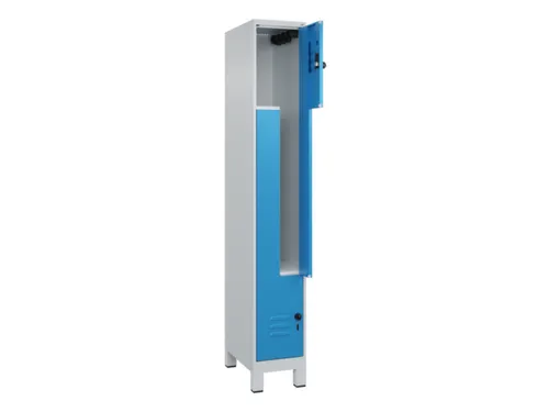 Z-garderobekast,HxBxD 1950x300x500mm,vak B 150/300mm,draaigrendel