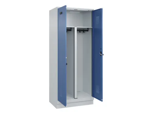 PBM-locker,HxBxD 1950x800x500mm,2vak,vak B 400mm,draaigrendel