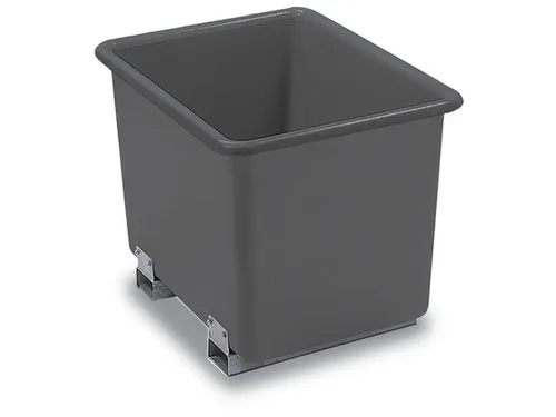 Gvk Opslagbak Grote Capaciteit 875x1320x970mm 700l Vorksloffen Grijs