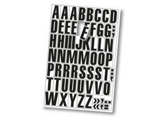 veldmagneet voor stelling,letters A-Z,DIN A4,H 43mm,magneetfolie - 1