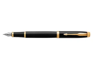 Vulpen Parker IM Black Lacquer GT Finish Medium Blauwe inkt - 3