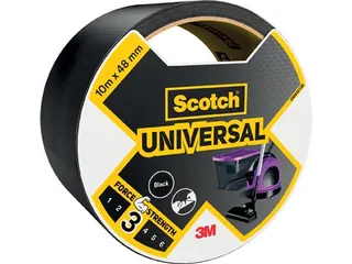 ducttape Universal, ft 48 mm x 10 m, zwart - 3
