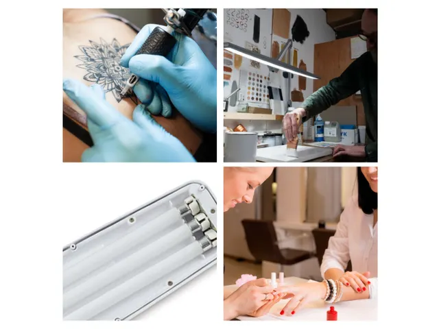 Verstelbare bureaulamp Led 3x14W Wit