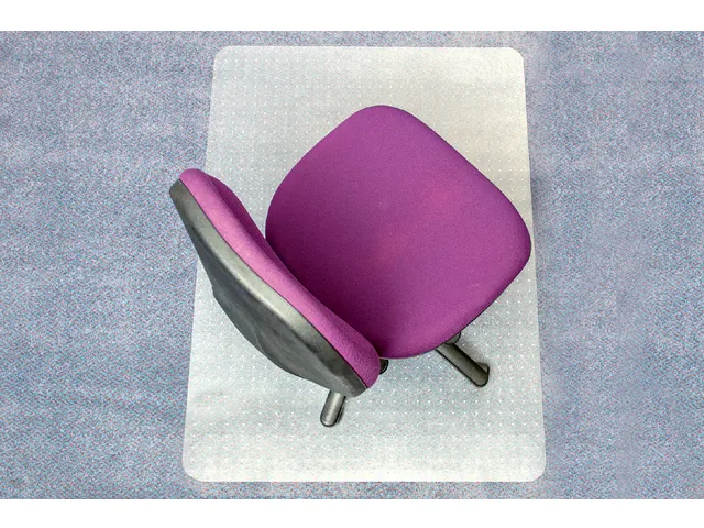 Tapis protège-sol Floortex PVC 120x150cm pour sols tendres