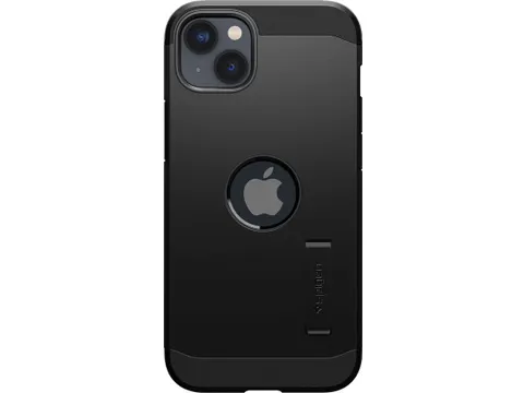 Tough Armor Backcover magnetische ring iPhone 14 hoesje Zwart