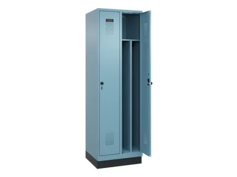 locker voor scheiding van kleding,HxBxD 1950x600x500mm,2vak