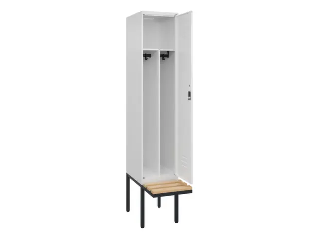 locker voor scheiding van kleding,HxBxD 2120x400x815mm,1vak