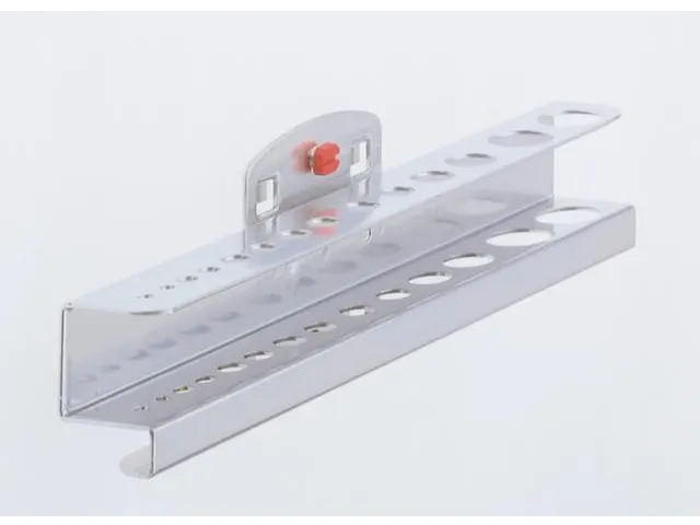 Boorhouder Voor Geperforeerde Platen Voor 28Stuks Aluminium-Kleurig