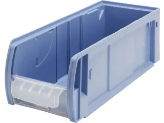 magazijnbak,HxBxD 140x156x400mm,5,7l,PP,duifblauw - 2