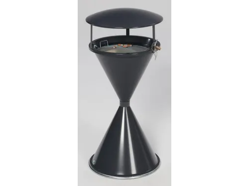Zandasbak Zwartgrijs 960x440mm Overkapping Ketting En Hangslot
