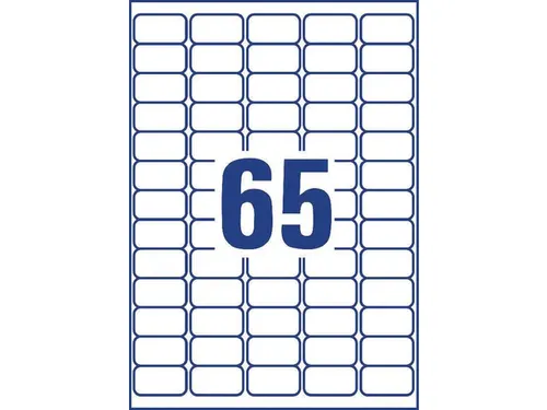 diepvriesetiket Avery 38,1x21,2mm