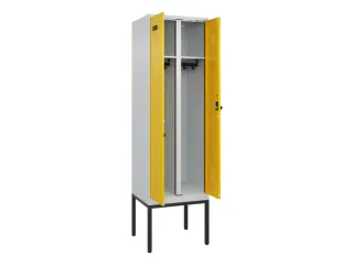 locker voor scheiding van kleding,HxBxD 2120x600x500mm,2vak - 1