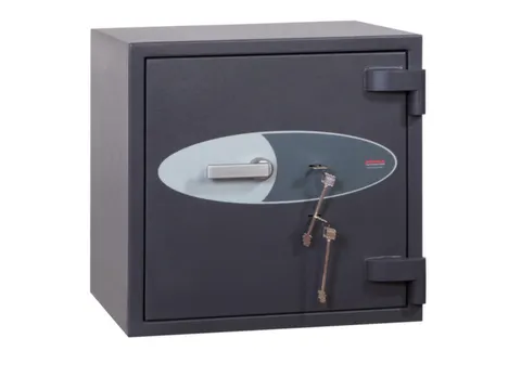 kluis,HxBxD 690x690x690mm,1niveaus,romp RAL7024,front RAL7024