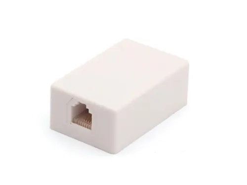 Modulaire Wandcontactdoos 6P4C