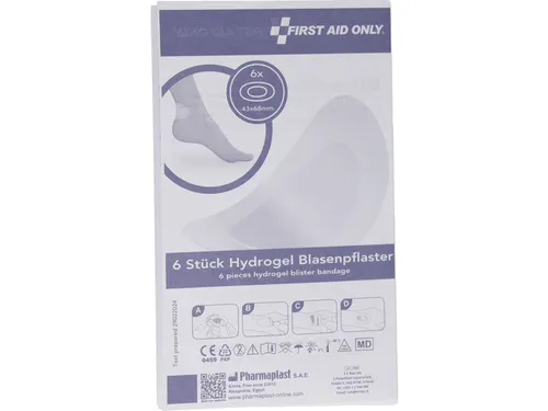 Blarenpleister First Aid Only doos met 6 stuks