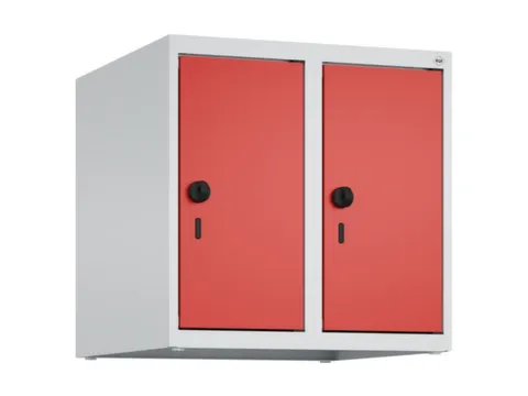 opzetkast,v. locker,2vak.,vak B 250mm,HxBxD 500x500x500mm,vleugeldeur