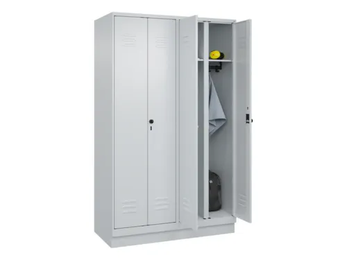 locker voor scheiding van kleding,HxBxD 1950x1200x500mm,4vak