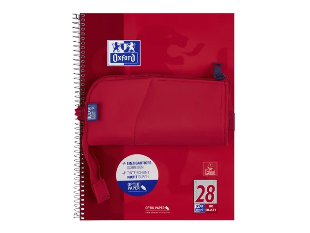 Pennenetui Oxford Stand-Up rood