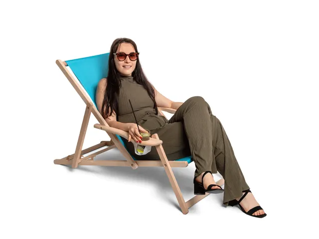 Strandstoel Relax Comfort beukenhout te personaliseren met print